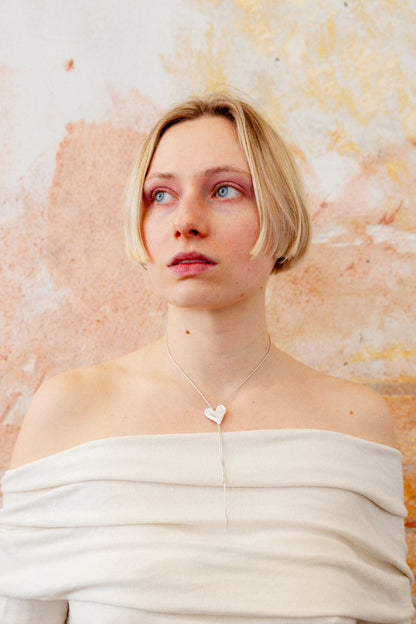 Collier Sliding Heart