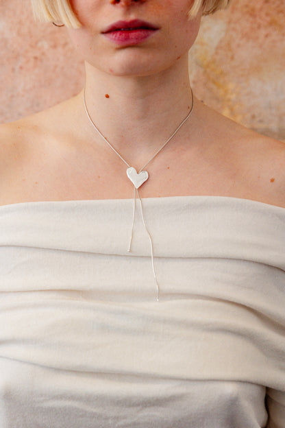 Collier Sliding Heart
