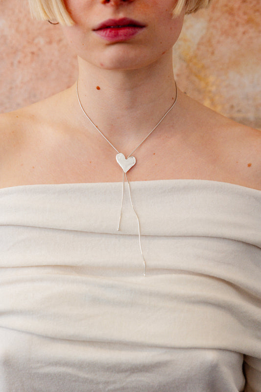 Collier Sliding Heart