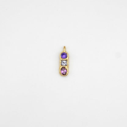 Collier Kaïa Mauve.