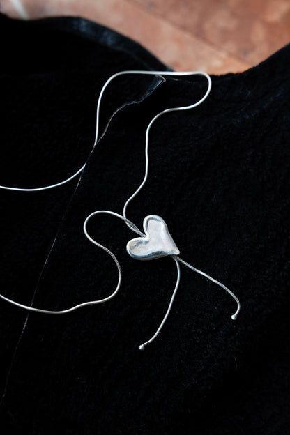 Collier Sliding Heart