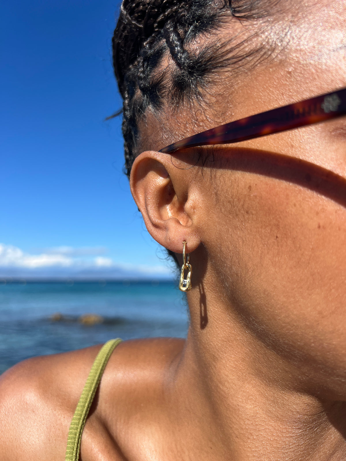 Blue Constellation Earrings