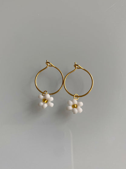 Boucles d'oreilles Marguerite.