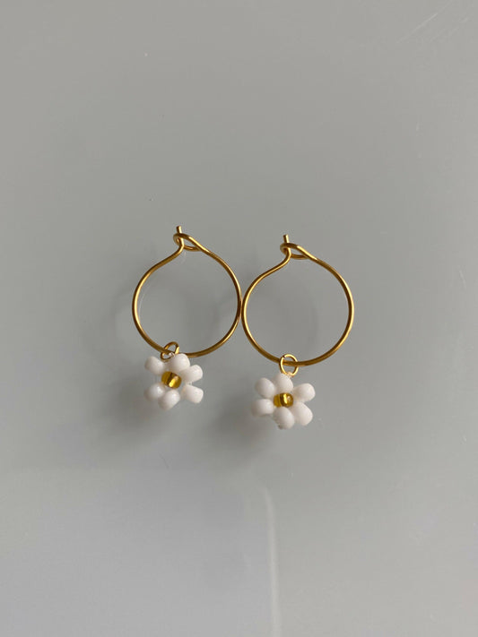 Boucles d'oreilles Marguerite.