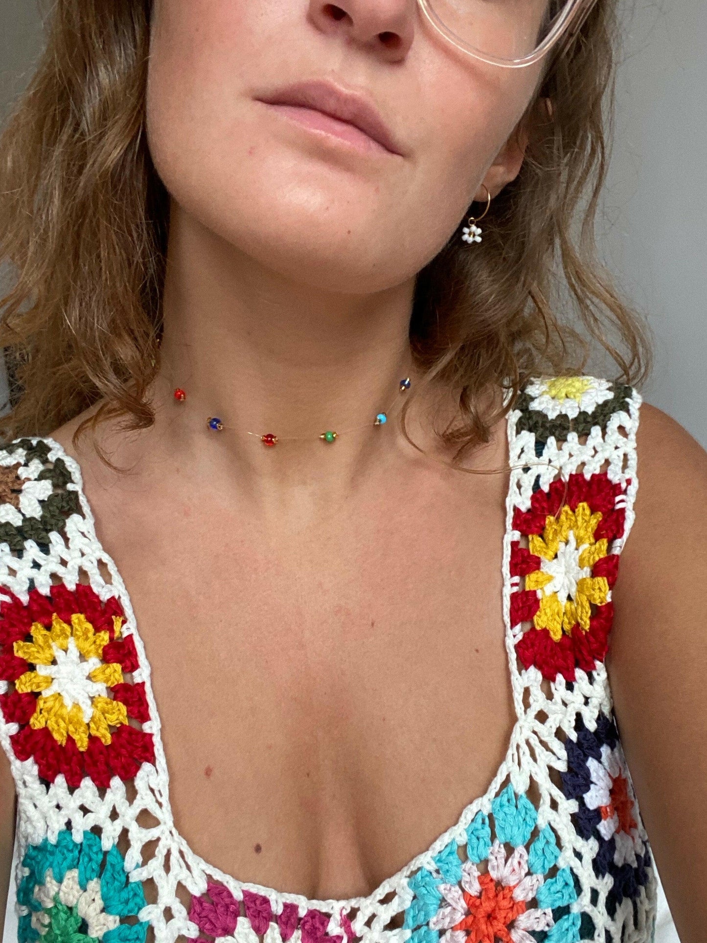 Boucles d'oreilles Marguerite.