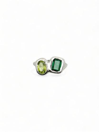 Lava Ring 1 Turquoise Blauw