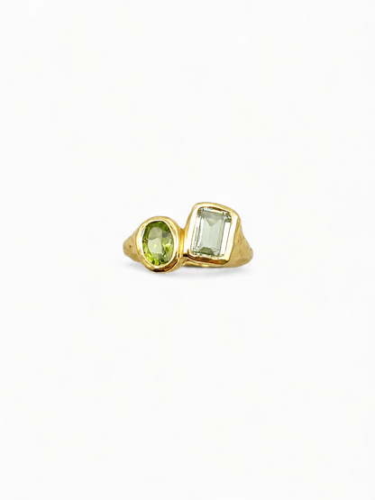 Bague Duo Plaqué or