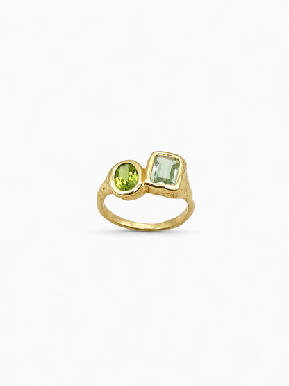 Bague Duo Plaqué or