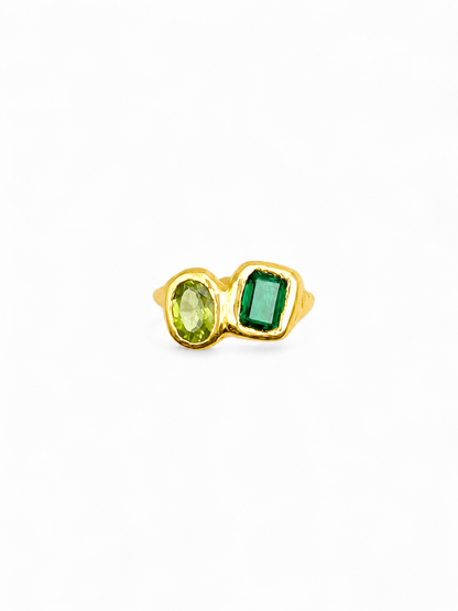 Bague Duo Plaqué or