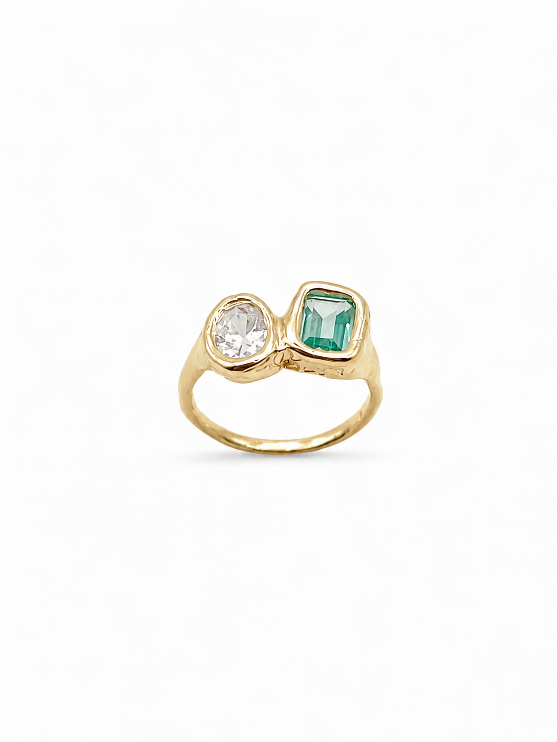 Bague Duo Plaqué or