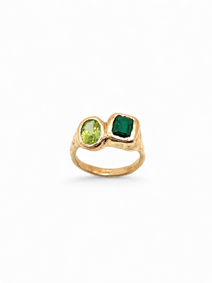 Bague Duo Plaqué or