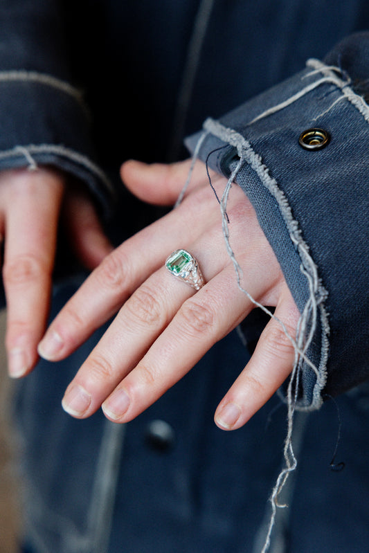Bague Lava 1 Argent