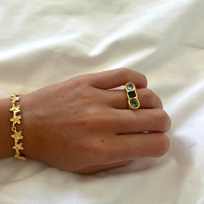 Bague Kaïa Bleu.