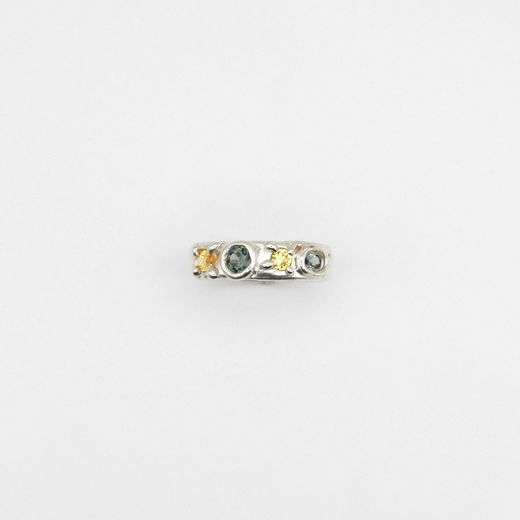 Bague Kaïa 2 Jaune/Vert.