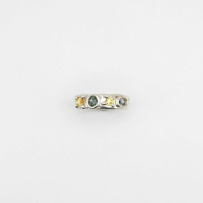 Bague Kaïa 2 Jaune/Vert.