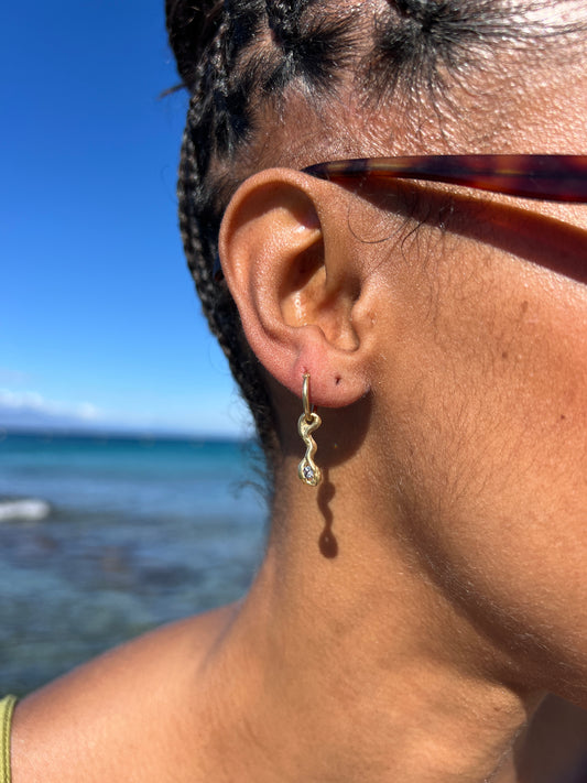 Boucle d'oreille lava 2