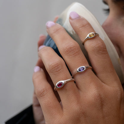 Bague Constellation Mauve