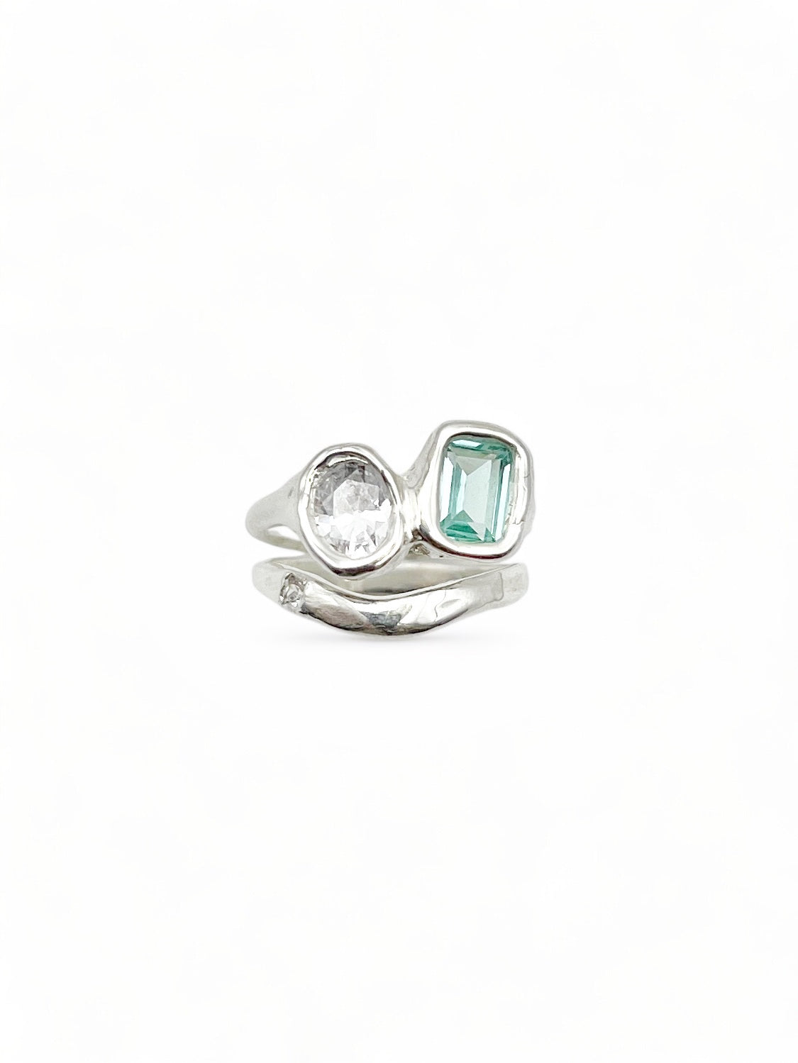 Lava Ring 1 Turquoise Blauw