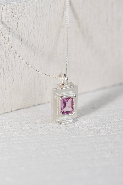Pendentif Art Deco Rose.