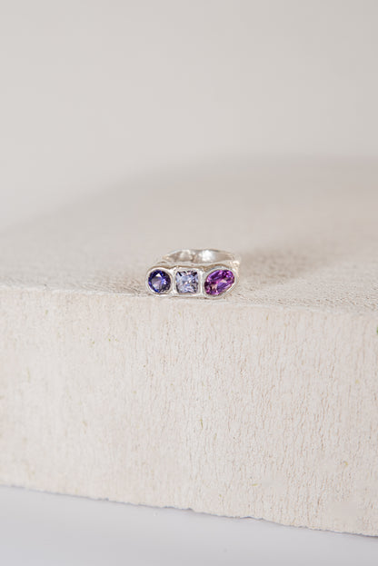 Bague Kaïa Mauve.