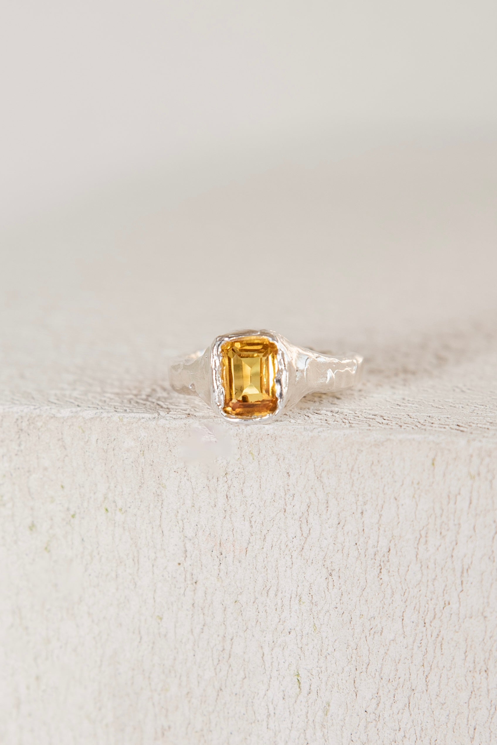 Bague Lava 1 Jaune.