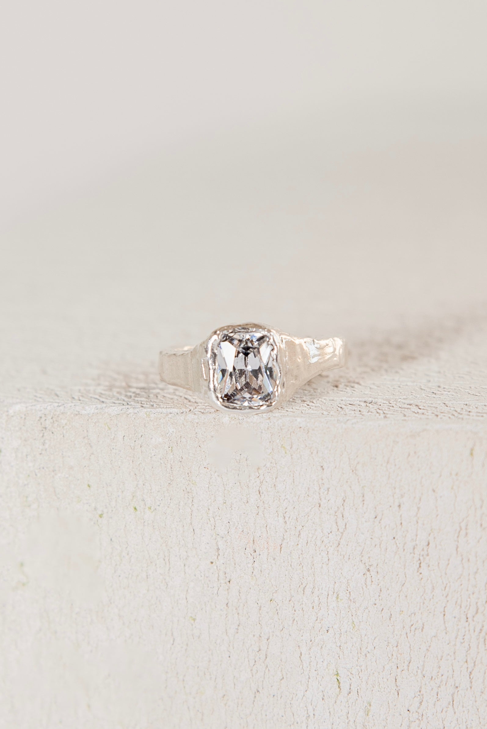 Bague Lava 1 Blanc.