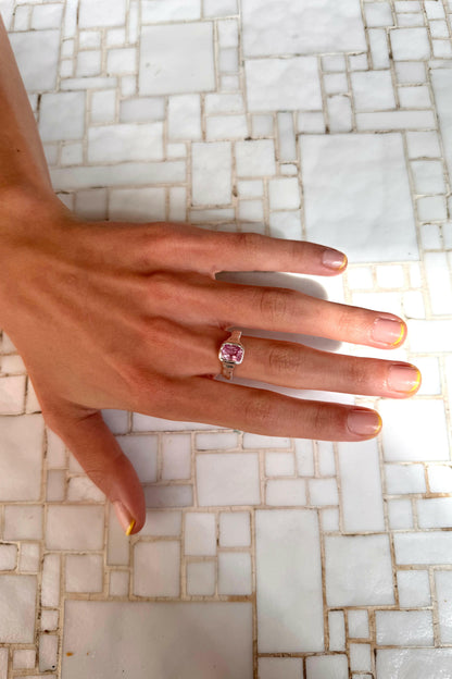 Bague Lava 1 Rose.